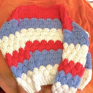 chunky knit sweater